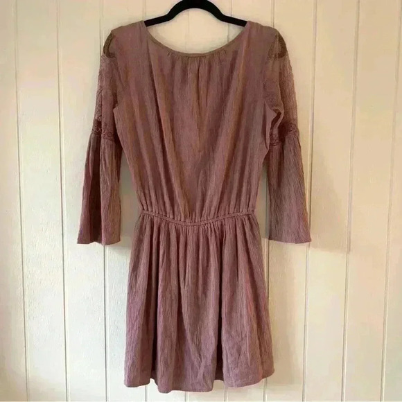 American Eagle Boho Peasant Mini Dress Size Small - Picture 3 of 11
